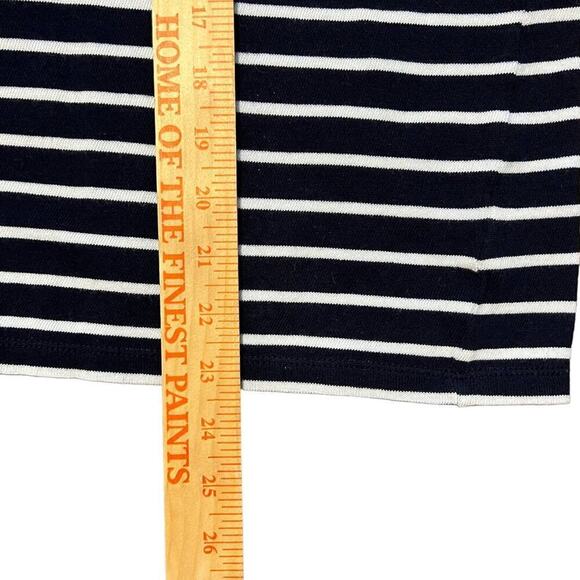 Talbots Nautical Sweater Tunic. Scoop Neck, Striped, 3/4 Sleeve, Navy/White, 2X - Picture 8 of 8